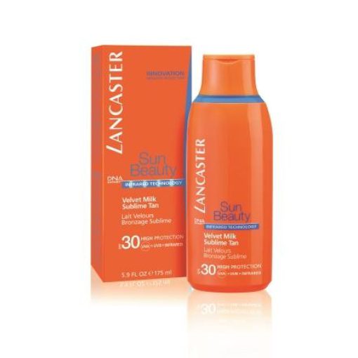 LANCASTER SUN CARE FACE & BODY HYDRATING VELVET MILK SPF30